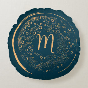 Abstracte kunst -  rond kussen