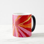 Abstracte kunst rood magische mok (Voorkant rechts)