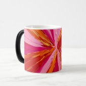 Abstracte kunst rood magische mok (Voorkant links)