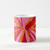 Abstracte kunst rood magische mok (Center)