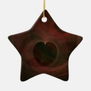 Abstracte Kunst Ruimte Harten Keramisch Ornament