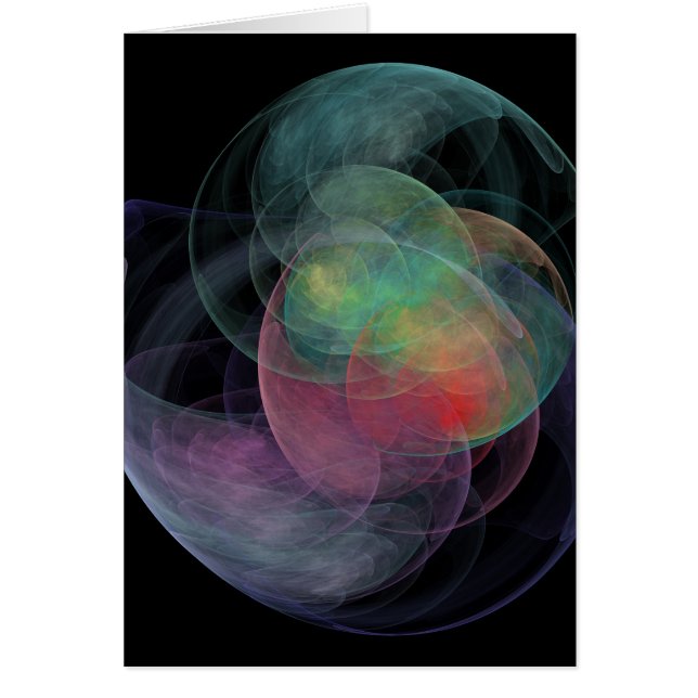 Abstracte Kunst Ruimteschelp (Voorkant)