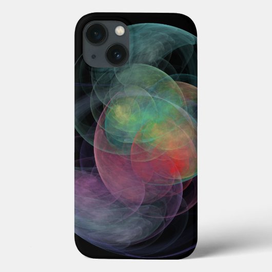 Abstracte Kunst Ruimteschelp Case-Mate iPhone Case (Achterkant)