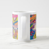 abstracte kunst "Samba" Jumbo Mok (Achterkant)