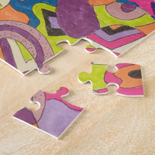 abstracte kunst "Samba" Legpuzzel