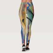 Abstracte kunst schilderen, Leggings voor kindersp (Achterkant)