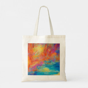 Abstracte Kunst Schilderij NAAM Kunstenaar Modern Tote Bag