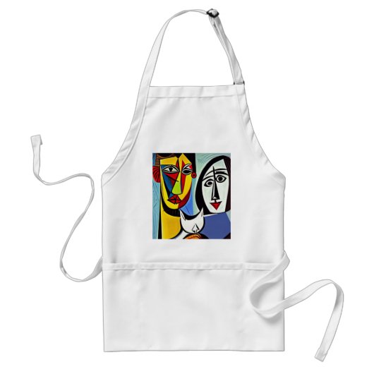 Abstracte Kunst Schort (Voorkant)