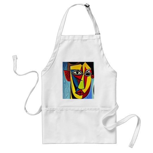 Abstracte Kunst Schort (Voorkant)