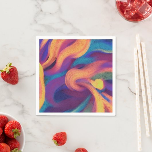 Abstracte kunst servet (Insitu)