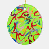 Abstracte Kunst Siervoorwerp Keramisch Ornament (Links)