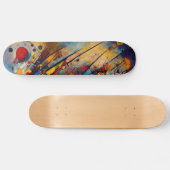 Abstracte kunst skateboard (Horizontaal)