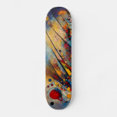 Abstracte kunst skateboard (Voorkant)