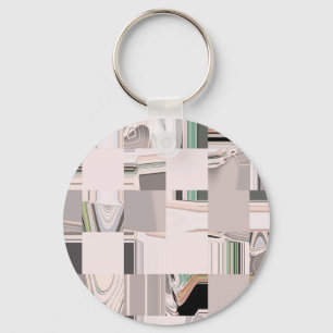 Abstracte kunst sleutelhanger