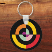 Abstracte Kunst Sleutelhanger (Voorkant)