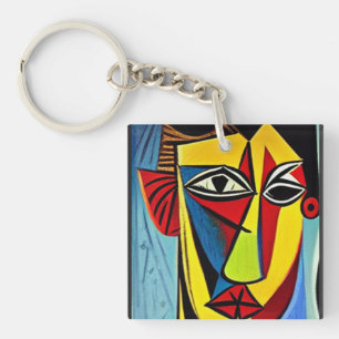 Abstracte Kunst Sleutelhanger