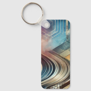 Abstracte Kunst Sleutelhanger