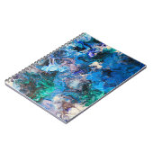 Abstracte kunst spiraal notitieboek (Linkerzijde)