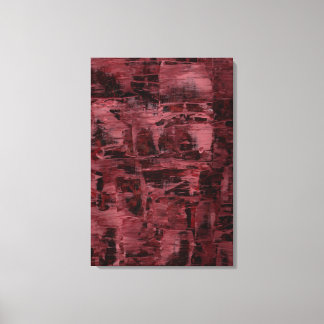 Abstracte Kunst: Statisch Geheugen Canvas Afdruk