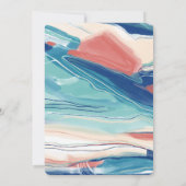 Abstracte Kunst Ster van David Aangepaste Bar Mits Kaart (Achterkant)