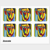 Abstracte Kunst Sticker (Vel)