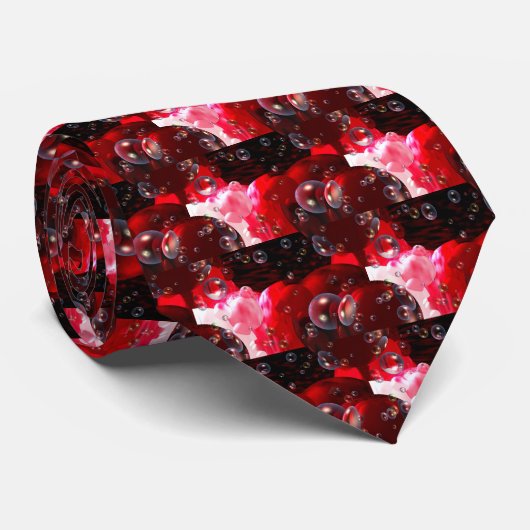 Abstracte kunst stropdas (Opgerold)