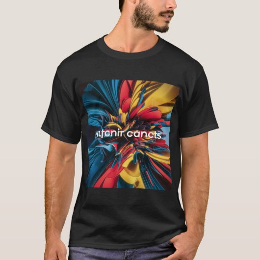Abstracte kunst t-shirt (Voorkant)