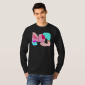 Abstracte kunst t-shirt (Voorkant volledig)