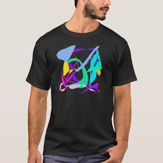Abstracte kunst t-shirt (Voorkant)