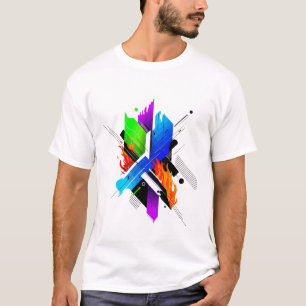 Abstracte Kunst T-Shirt – Uniek Modern Design