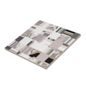 Abstracte kunst tegeltje (Zijkant)