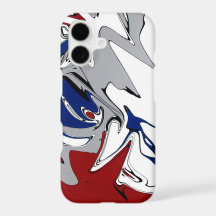 Abstracte kunst telefoonhoesje ontwerp