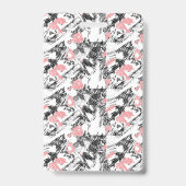 Abstracte Kunst Textuur Behang Modern Badge (Achterkant)