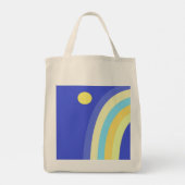 abstracte kunst tote bag (Achterkant)