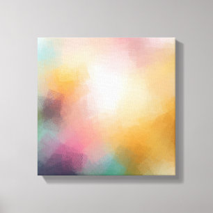 Abstracte kunst Trendy Colorful Elegant Modern Canvas Afdruk