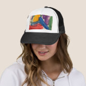 Abstracte Kunst Trucker Pet (In situ)