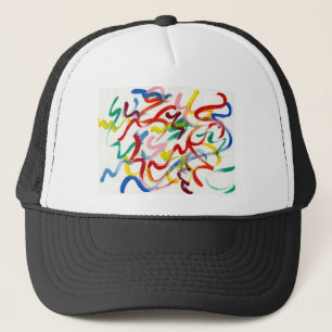 Abstracte kunst trucker pet