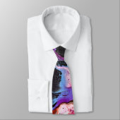 Abstracte Kunst Unieke Mannen Stropdas (Gebonden)