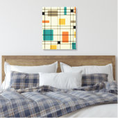 abstracte kunst van 1950 canvas afdruk (Insitu (Slaapkamer))