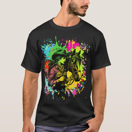 abstracte kunst van Cavallo T-shirt (Voorkant)