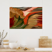 Abstracte kunst van Cornucopia Poster (Keuken)