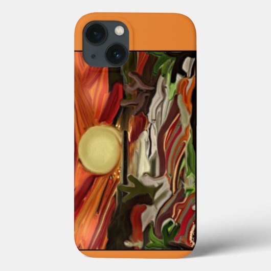 Abstracte kunst van de Zuidwestelijke Skies Case-Mate iPhone Case (Achterkant)