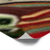 Abstracte kunst van de Zuidwestelijke Skies Poster (Hoek)