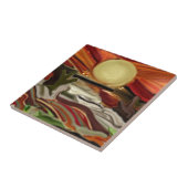 Abstracte kunst van de Zuidwestelijke Skies Tegeltje (Zijkant)