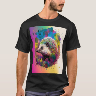 Abstracte kunst van Egel T-shirt