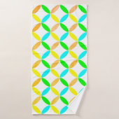 Abstracte kunst van Ellipse Pattern Badhanddoek (Badhanddoek)