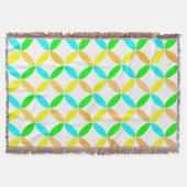 Abstracte kunst van Ellipse Pattern Deken (Voorkant)