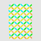 Abstracte kunst van Ellipse Pattern Golfhanddoek (Voorkant)