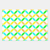 Abstracte kunst van Ellipse Pattern Inpakpapier Vel (Voorkant)