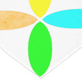 Abstracte kunst van Ellipse Pattern Korte Tafelloper (Hoek)